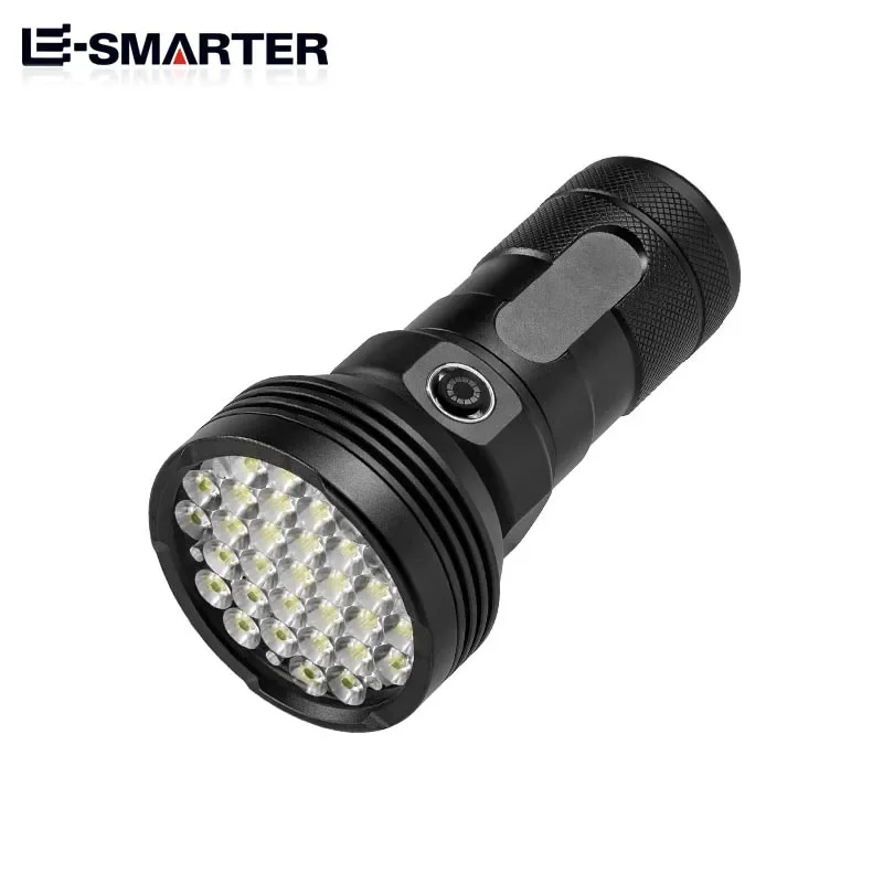 High Power Long Range LED Flashlight Lantern Built-in Battery Type-C Torch for Fishing Camping