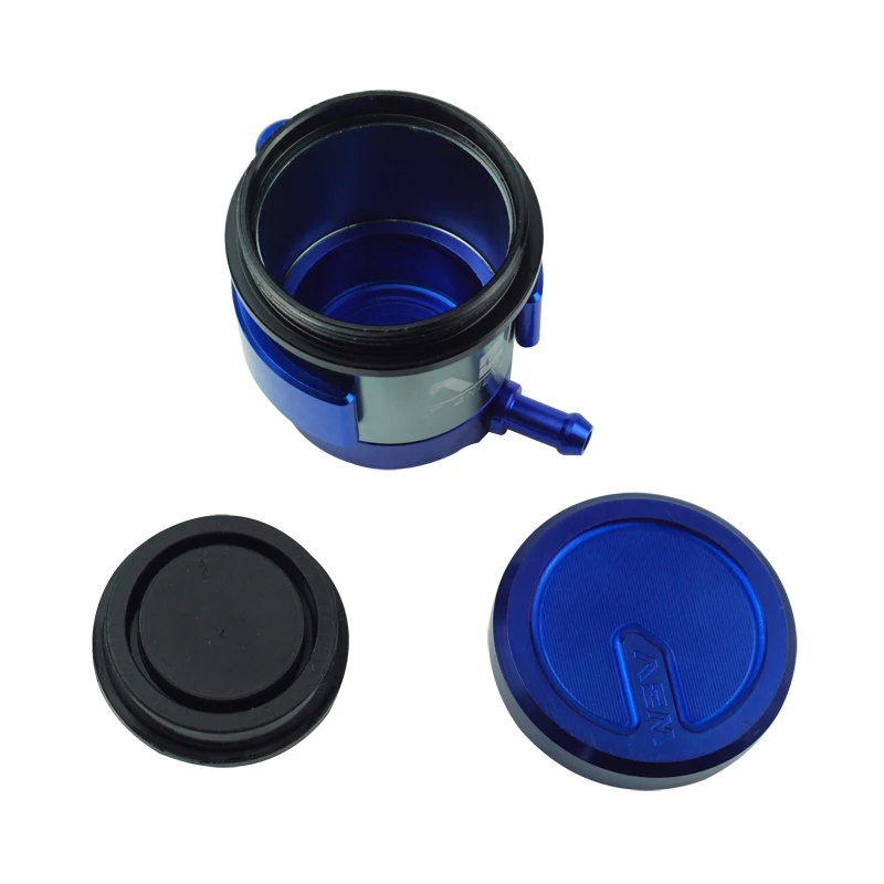 Universal CNC Aluminum Alloy Motorcycle Brake Clutch Pump Reservoir Master Cylinder Fluid Oil Reservoir Cup Fluid Bottle