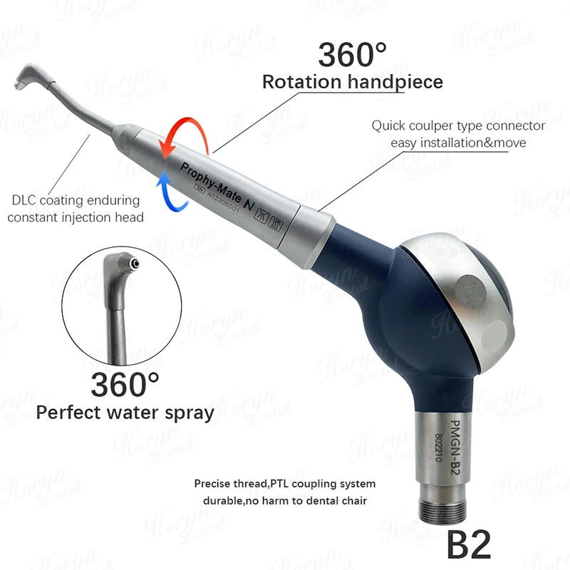 Dental Clinic Intraoral Air Polishing System Prophy Jet Anti Suction Hygiene Handpiece Polisher nsk Type Quick Coupler