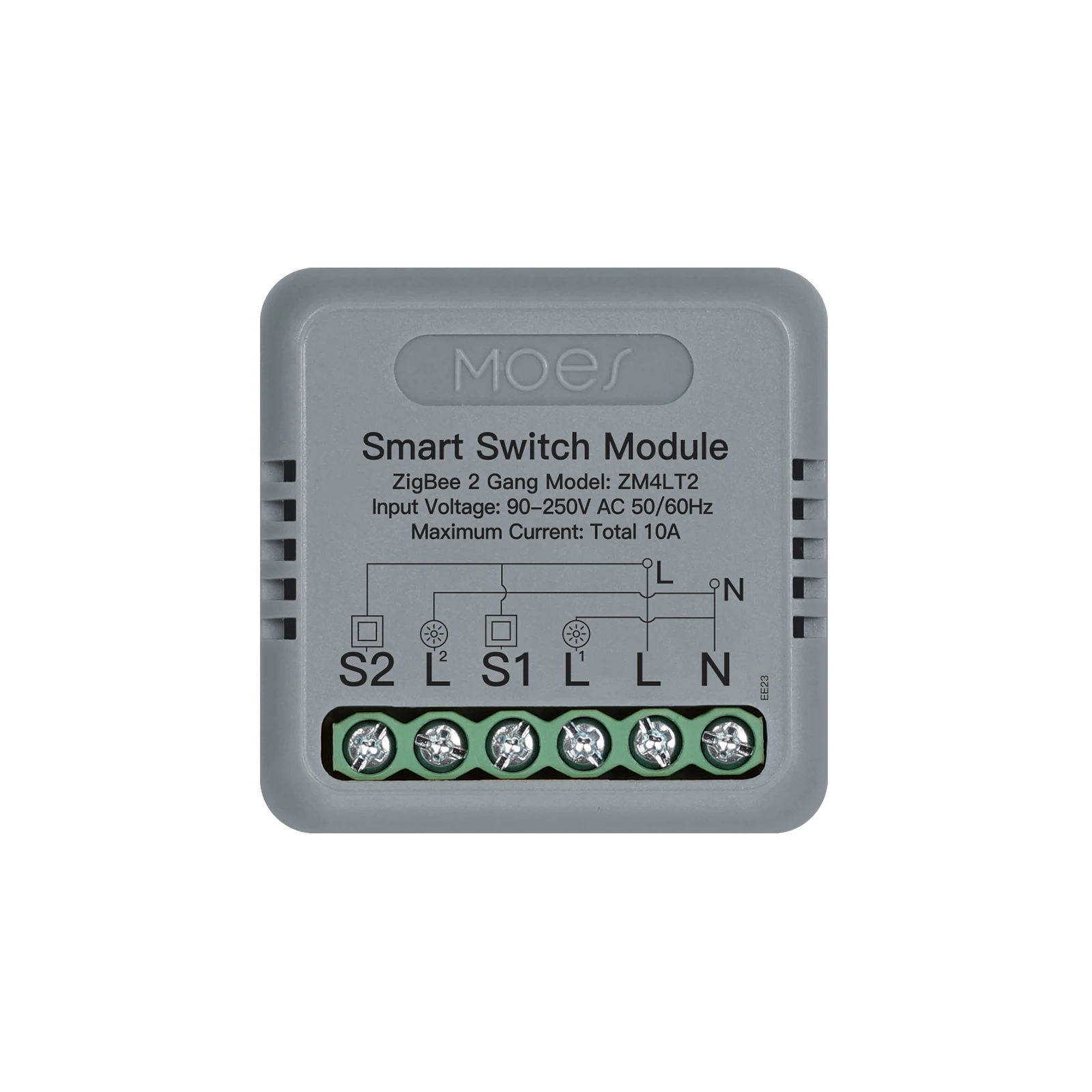 ​ ​ MOES Mini Smart Switch 1-4 Gang, moduł WiFi/Zigbee DIY, współpracuje z Alexa i Google Home, sterowanie czasowe i głosowe, automatyka domowa ​ ​ — zdjęcie produktu 7