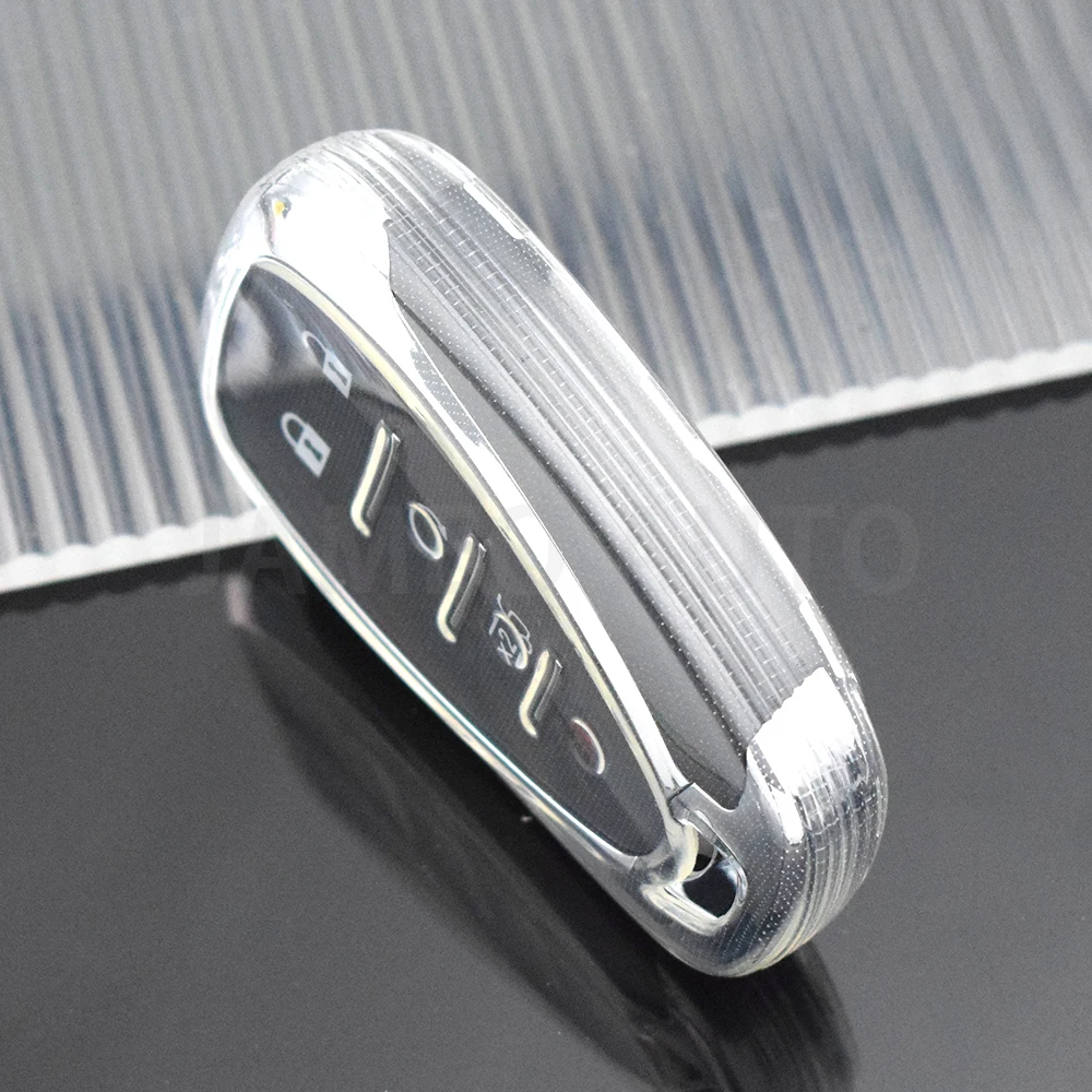 شفافة لسيارة شيفروليه فولت بولت تراكس ماليبو بليزر ترافيرس أونيكس إكوينو أورلاندو كروز سبارك سونيك كامارو غطاء حافظة مفاتيح السيارة