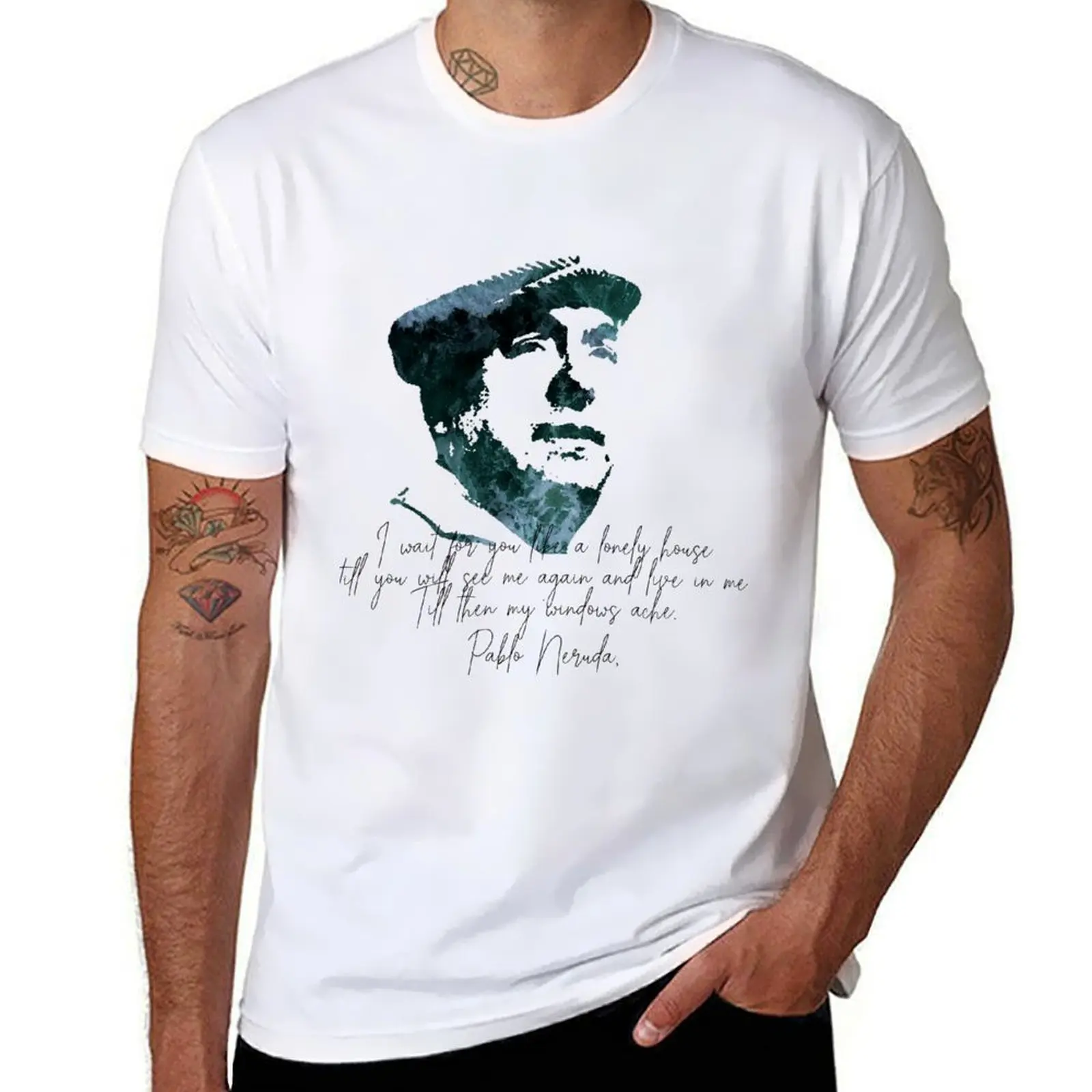 

Neruda T-Shirt t shirt custom print funny t shirts cotton T-Shirt