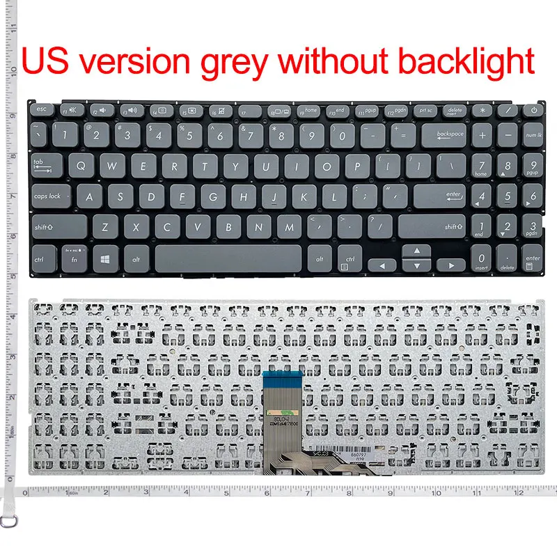 RU/US Laptop Keyboard for ASUS V5000F X512 X512D X512DA X512F X512FA X512U X512UA X512UB F512DA F512UA M5050D Y5100U