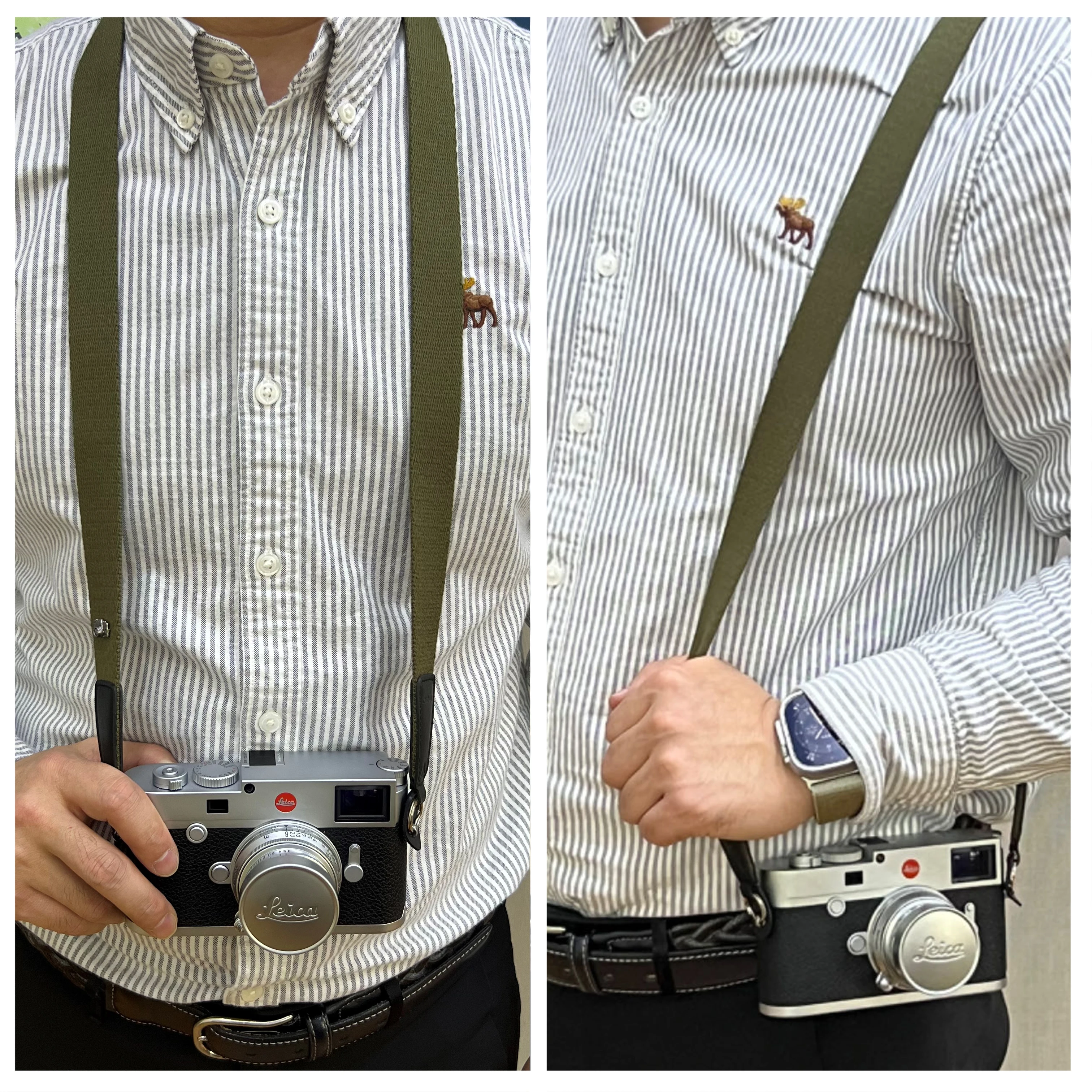 Universal Camera Strap 105 cm Neck Shoulder Hole Connector Type Cotton Strap Blue For Sony Fuji Nikon Leica Lumix Ricohr Olympus