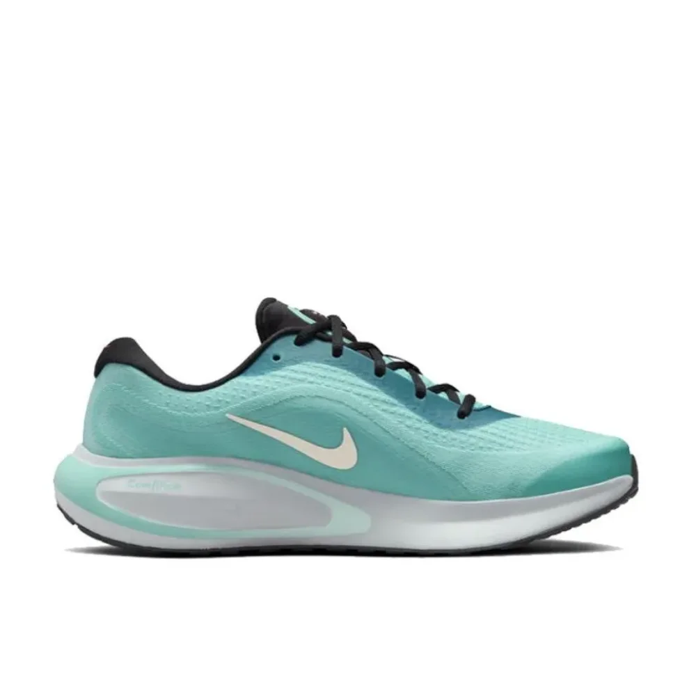 Nike Journey Run Men's and Women's Low Top Running Shoes Cushioned and Slip Resistant Sneakers Blue and Green Colorways