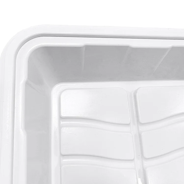 大型厚板プラスチックトレイ 潮汐ポット 植物育成苗ポット 蓋付き 庭園＆室内植物用