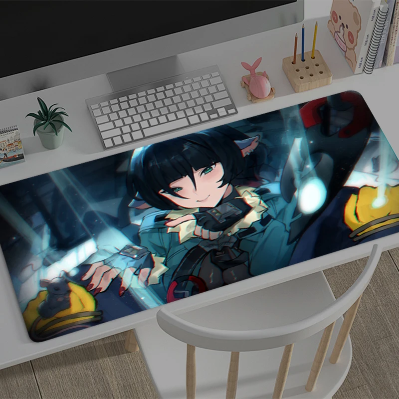 لوحة ماوس جديدة Zenless Zone Zero Jane Doe كبيرة ماوس حصيرة لعبة مكتب السجاد لينة المضادة للانزلاق سطح المكتب الكمبيوتر السجاد ماوس الوسادة #2