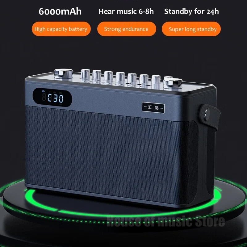 100 Вт высокомощные профессиональные домашние Hi-Fi караоке Беспроводные Bluetooth колонки портативный OTG цифровой живой динамик с 2 микрофонами