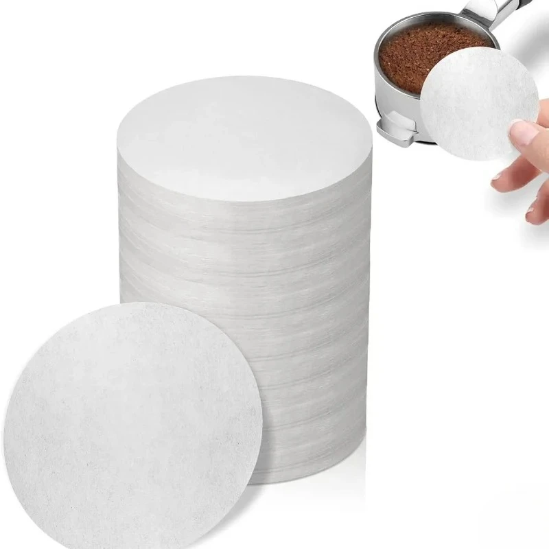 500 Pcs Coffee Paper Filter ，58 mm Unbleached Espresso Filter Puck Screen Portafilter Paper Compatible with Breville Barista, Mr