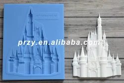 Silicone Fairytale Castle Molds, Cake Decorating, Fondant Mold, Silicone Rubber, CIQ,FDA,LFGB,CE, EU 001