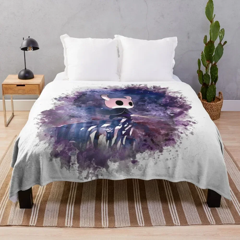 Hollow Knight Throw Blanket Soft Plaid Fluffy Shaggy Loose Blankets For Bed Blankets