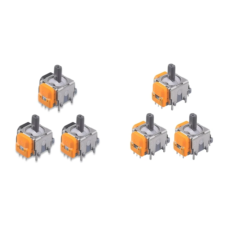 

ZIZI 3 Pack 3D Analog Joystick Module Hall Electromagnetic Controller Thumb Joystick Sensor Accessories