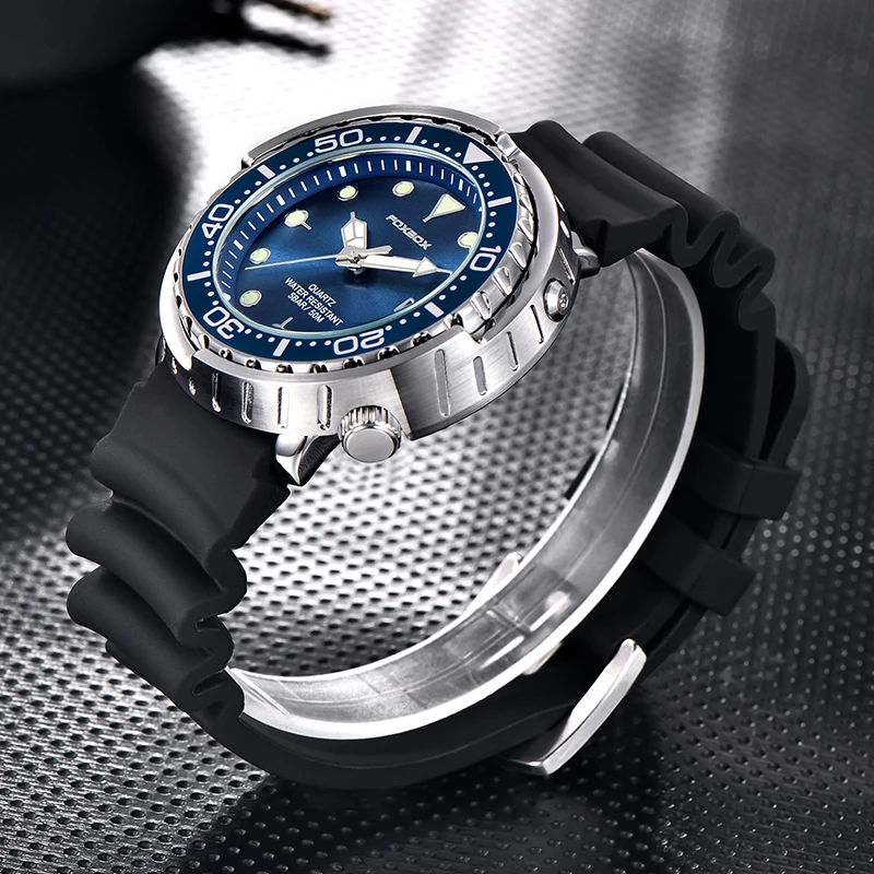 2026 LIGE Fashion Mens Watches Foxbox Top Brand Luxury 5ATM Sports Waterproof Watch for Men Quartz Date Clock Luminous Watch+Box