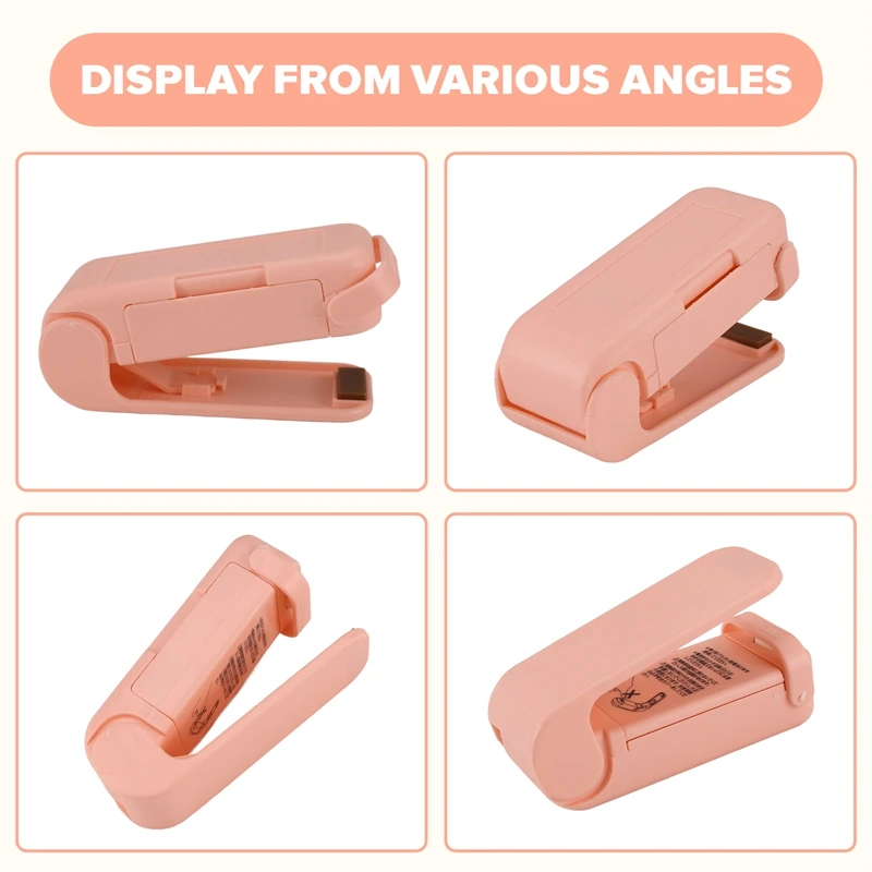โปรโมชั่น! เครื่องซีลพลาสติกแพคเกจถุงเก็บเครื่องซีลขนาดเล็ก Handy สติกเกอร์และซีลสําหรับอาหารขนมขบเคี้ยวอุปกรณ์ครัว