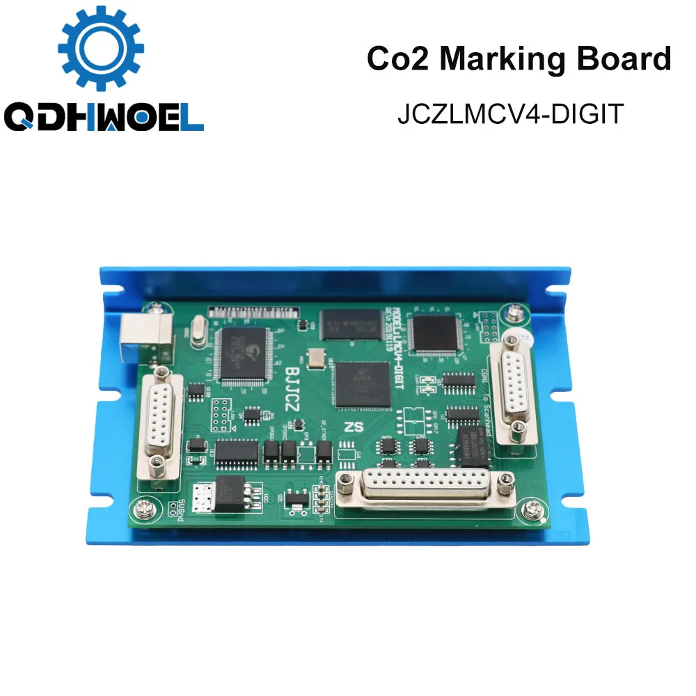 Imagem -04 - Qdhwoel Co2 Laser Marking Controller Jcz Lmcv4-digit Marking Board Bjjcz Ezcad para 10.6um Laser Tube rf Tube