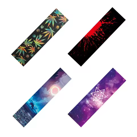 Double Rocker Waterproof Self-adhesive Grip Tape Skateboard Sandpaper Skate Board Deck Sticker Electric Scooter