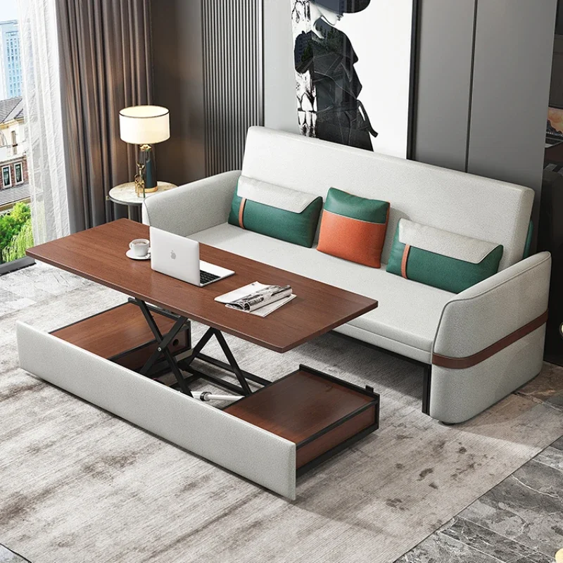 

Multi Functiona Sofa Bed Fancy Modern Designer Reclining Sofa Coffee Table Canape Lit Sofaset Furniture For Living Room