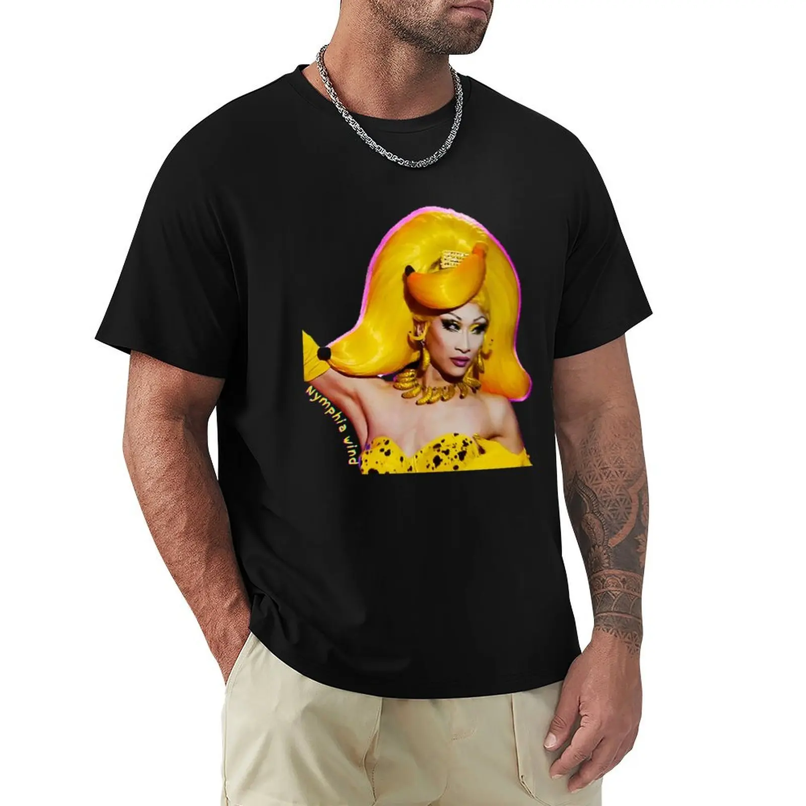 

Nymphia Wind T-Shirt oversize t-shirts man funny costumes shirts graphic tee plus size clothes fruit of the loom mens t shirts