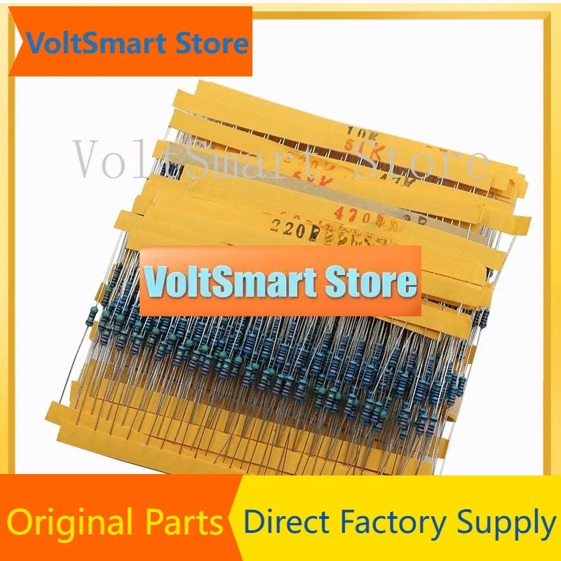 VoltS1500pcs 7-in-1 Electronic Component Kit Resistor Electrolytic Capacitor LED Transistor Ceramic Disc Capacitor Assortment