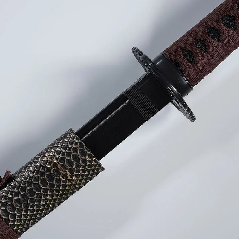 102cm/40.16in 일본 대나무 사무라이 검 모델 소품 무기 애니메이션 주변기기 코스프레 칼집 연습 디스플레이 장식품