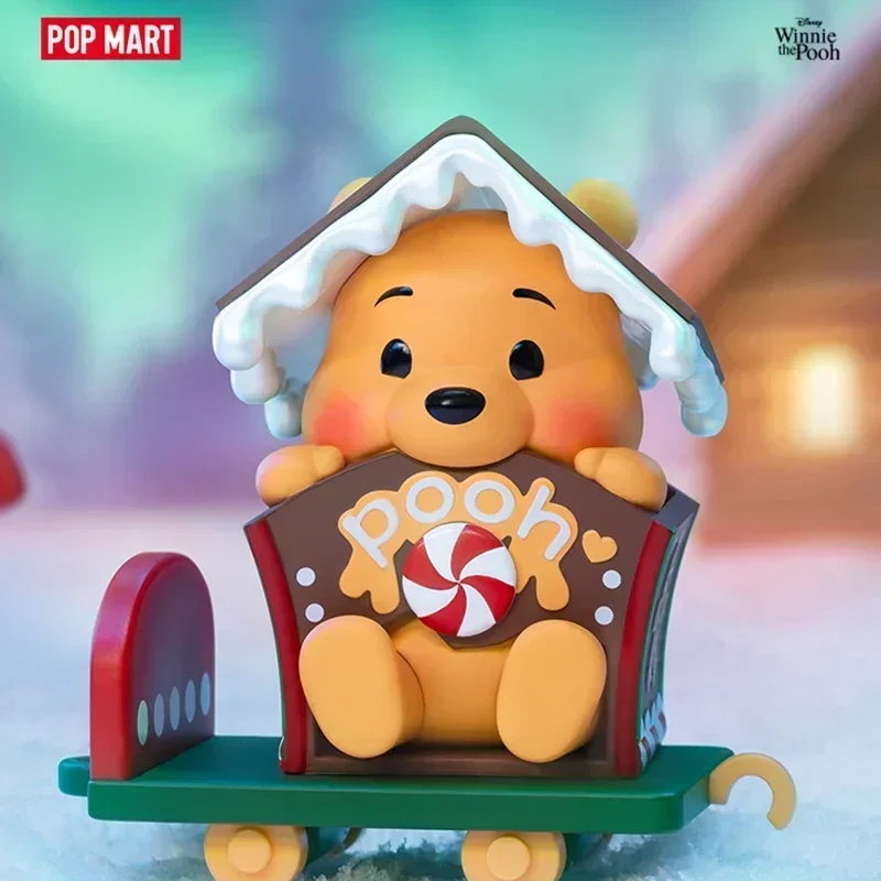 

POP MART Disney Винни-Пух, подарочная доставка, серия слепая коробка, игрушки, кавайная аниме-фигурка, сюрприз, загадочная коробка, слепая сумка, игрушка
