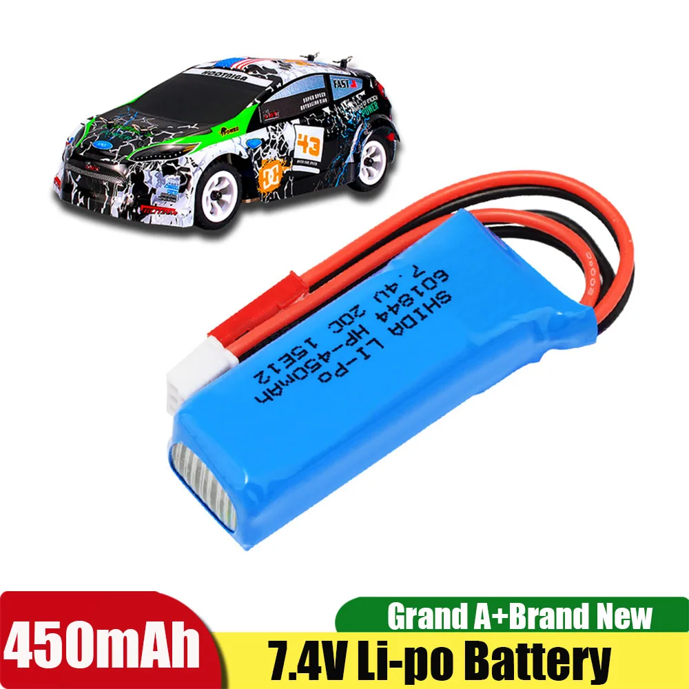 2S 7.4V 450MAH Li-polymer battery 20C P929 P939 K969 K979 K989 Li-po RC Car/Remote Control Car