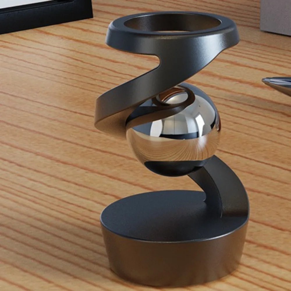 Fidget Spinners ลอย Gyroscope ผ่อนคลายประติมากรรมแรงโน้มถ่วง Defying ของเล่น Sensory Creative Desk Decor