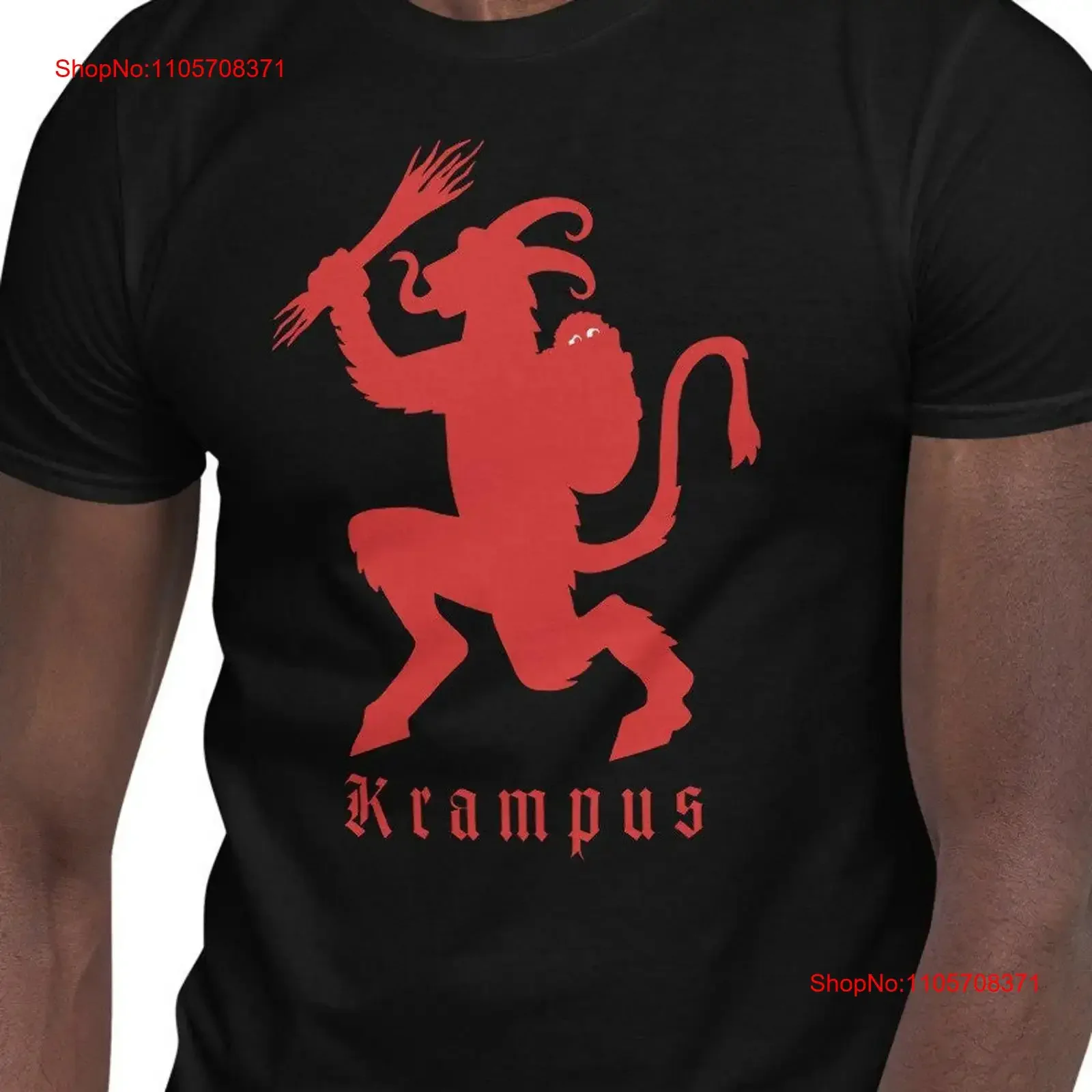 Merry Christmas with Krampus Krampuslauf Men's T Shirt vintage Washed Slightly Casual Versatile designer clothes Comfortable