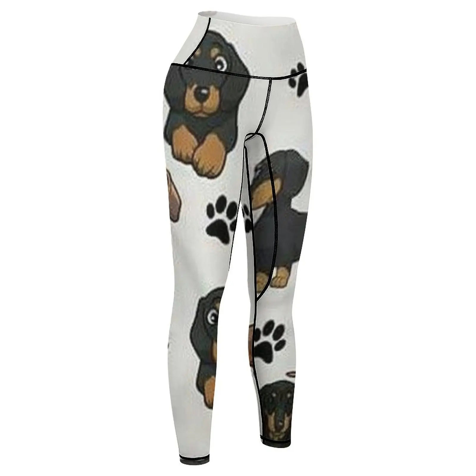 Dachshund Dog cartoons cute Leggings sports shirts gym Golf wear joggers for Sports female Womens Leggings