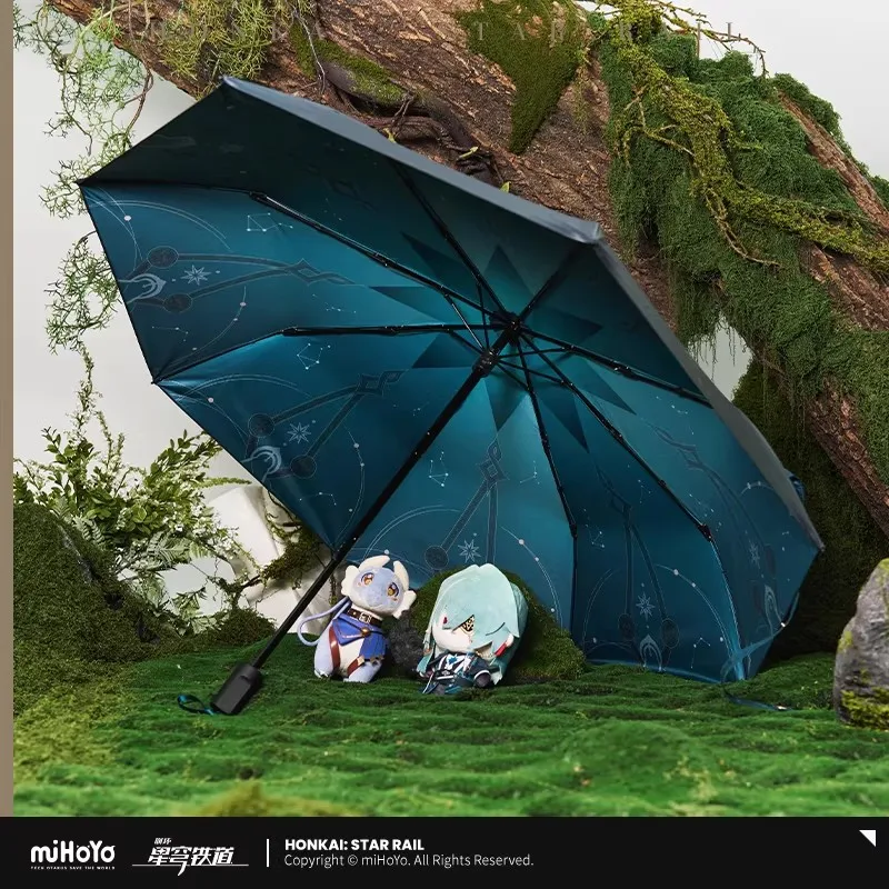 [Genuine] miHoYo Game Anaxa Umbrella Honkai Star Rail Anaxa Theme Foldable Umbrella Anime Prop Sun Umbrella Cosplay Xmas Gifts