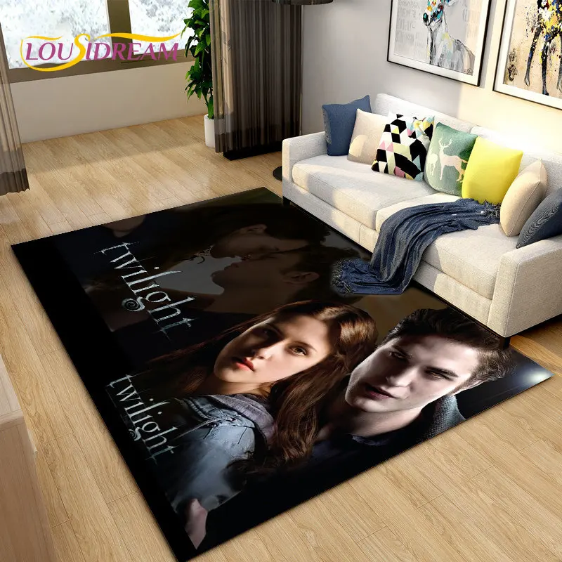 The Twilight Saga HD Printed Area tappeto grande, tappeto per soggiorno camera da letto divano zerbino decorazione, tappetino antiscivolo per bambini