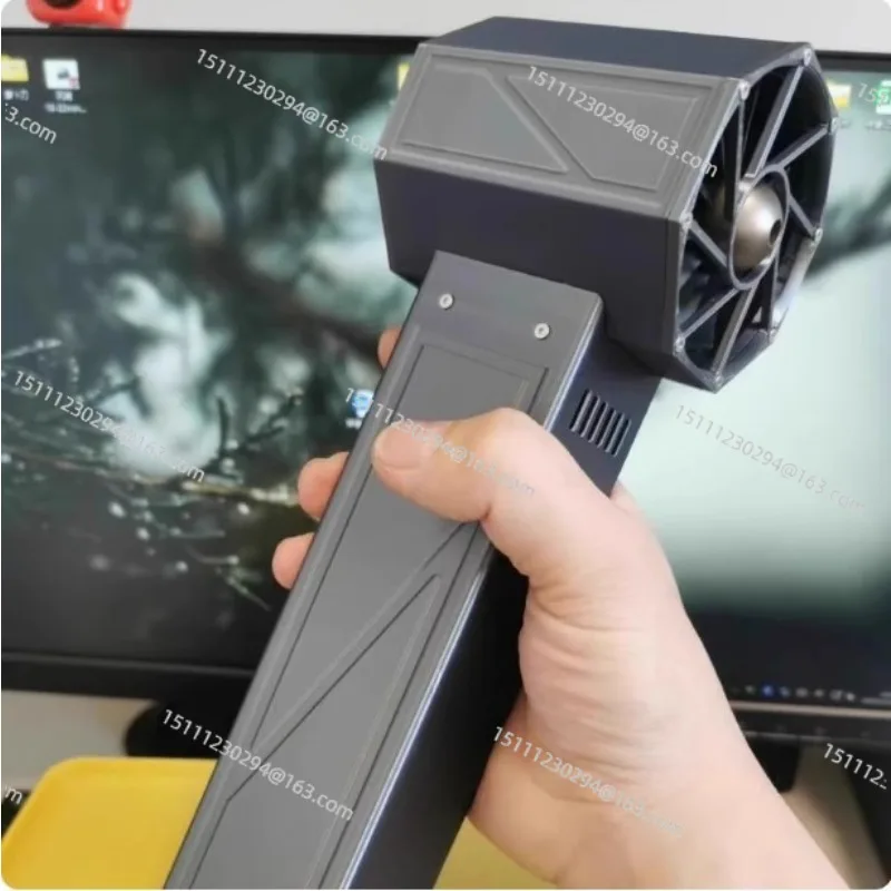 Violent fan 64MM fan built-in lithium battery handheld fan blowing snow dust washing car blowing water