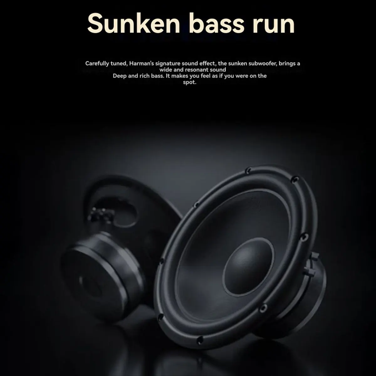 NEW 130W Bluetooth Speaker High Power Wireless LED Full Screen Transparent Speaker Bass Sound Box with Ambient Lighting