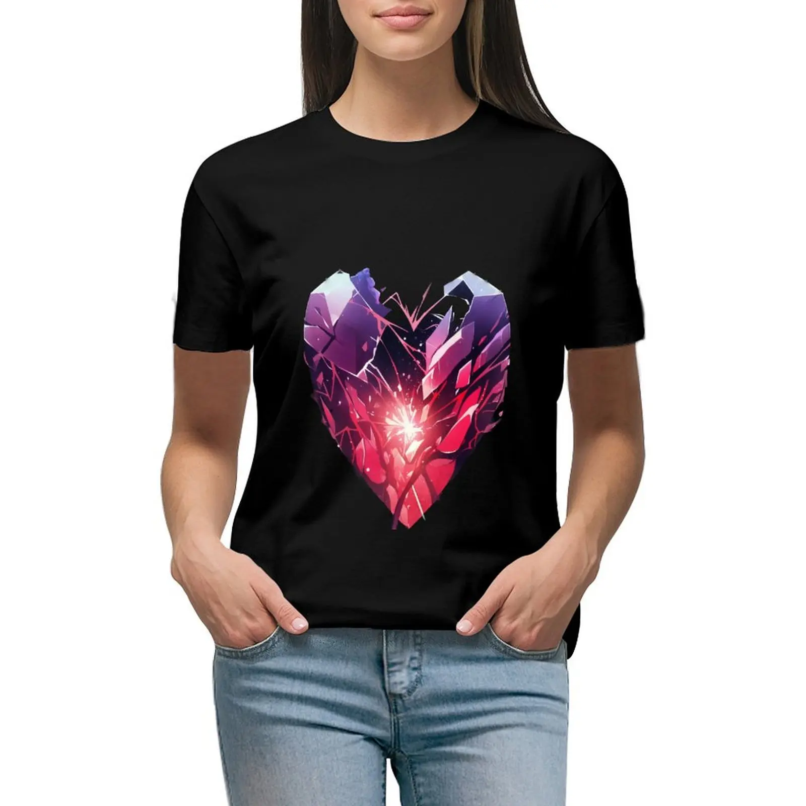 

Healing a Broken Heart T-shirt funny female t shirt for Women