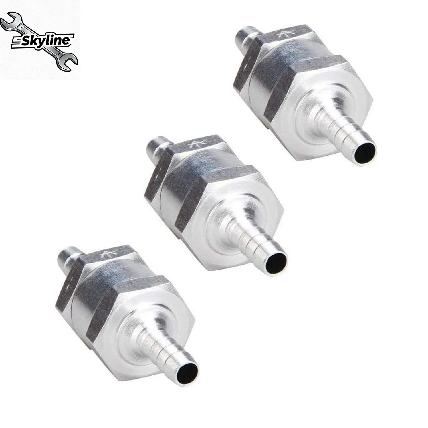 Car Motorcycles Ships Fuel Non Return One Way Check Valve 6/8/10/12 mm Aluminium Alloy one-way valve oil circuit check valve