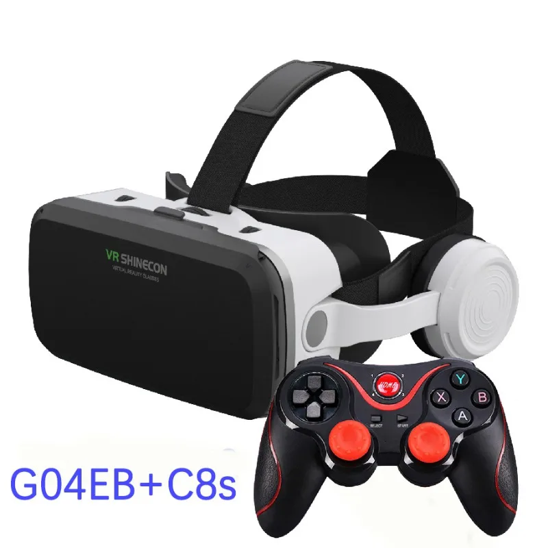 VR Shinecon Virtual Reality Casque Helmet 3D Glasses For Smartphone Smart Phone Headset Goggles Binoculars Video Game Wirth Lens