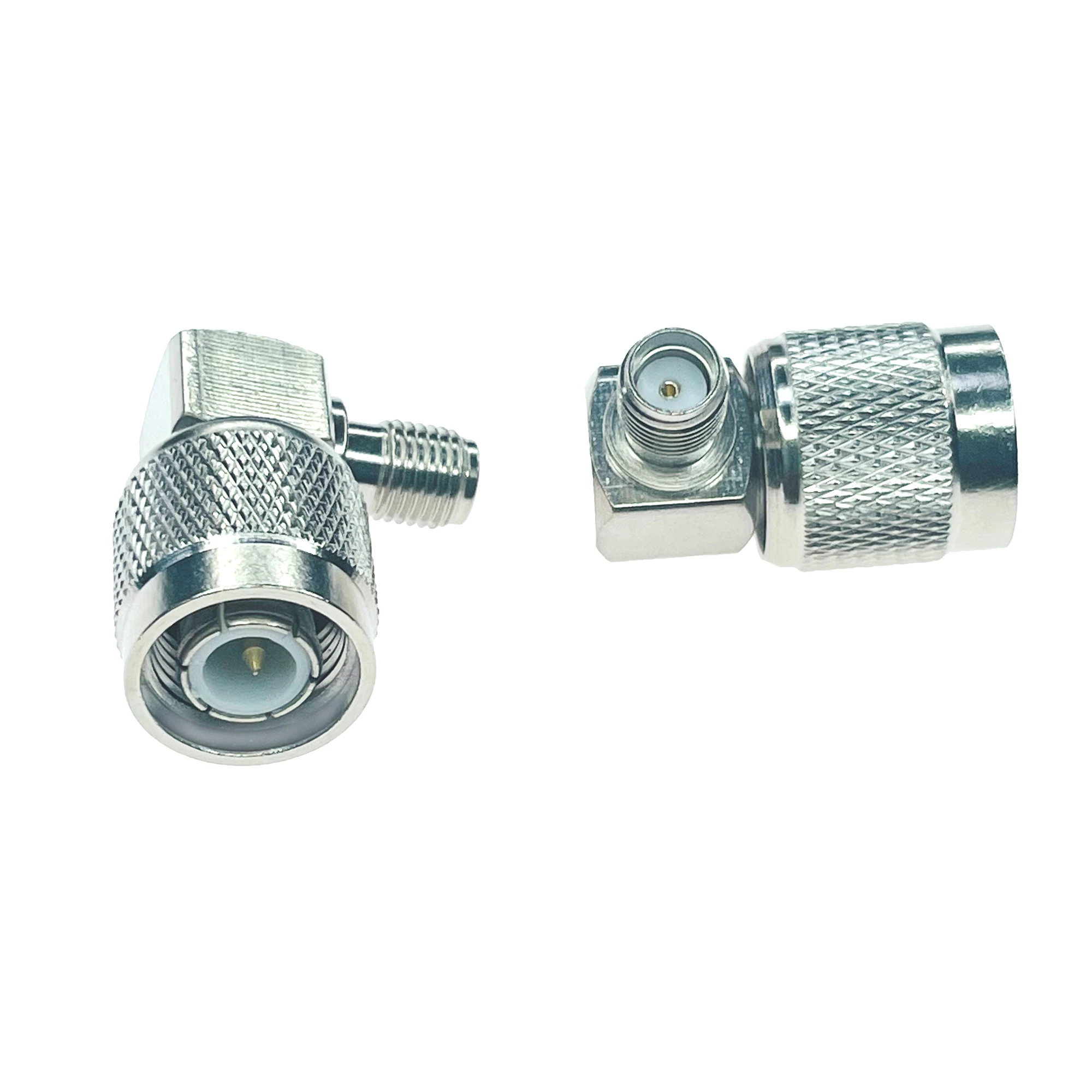 1PC SMA Female to TNC Male Right Angle 90-Degree RF Coax Adapter Connector Nickelplated NEW