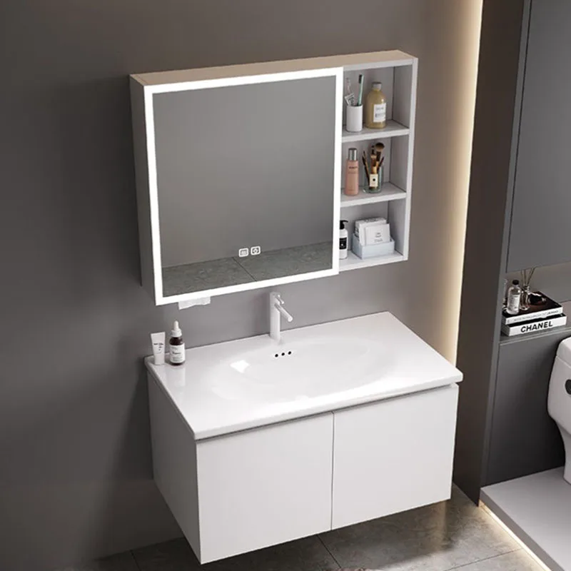 Unique European Bathroom Cabinet Dressers Perfume Storage Mirror Professional Cupboard Universal Gabinete Postmodern Furniture view 2