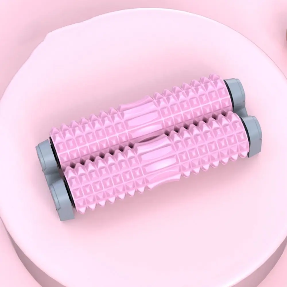 Double Pipe Suction Cup Foam Roller Large Load Bearing Non-Slip EVA Yoga Column with Stand Thickened Muscle Relaxation Roller