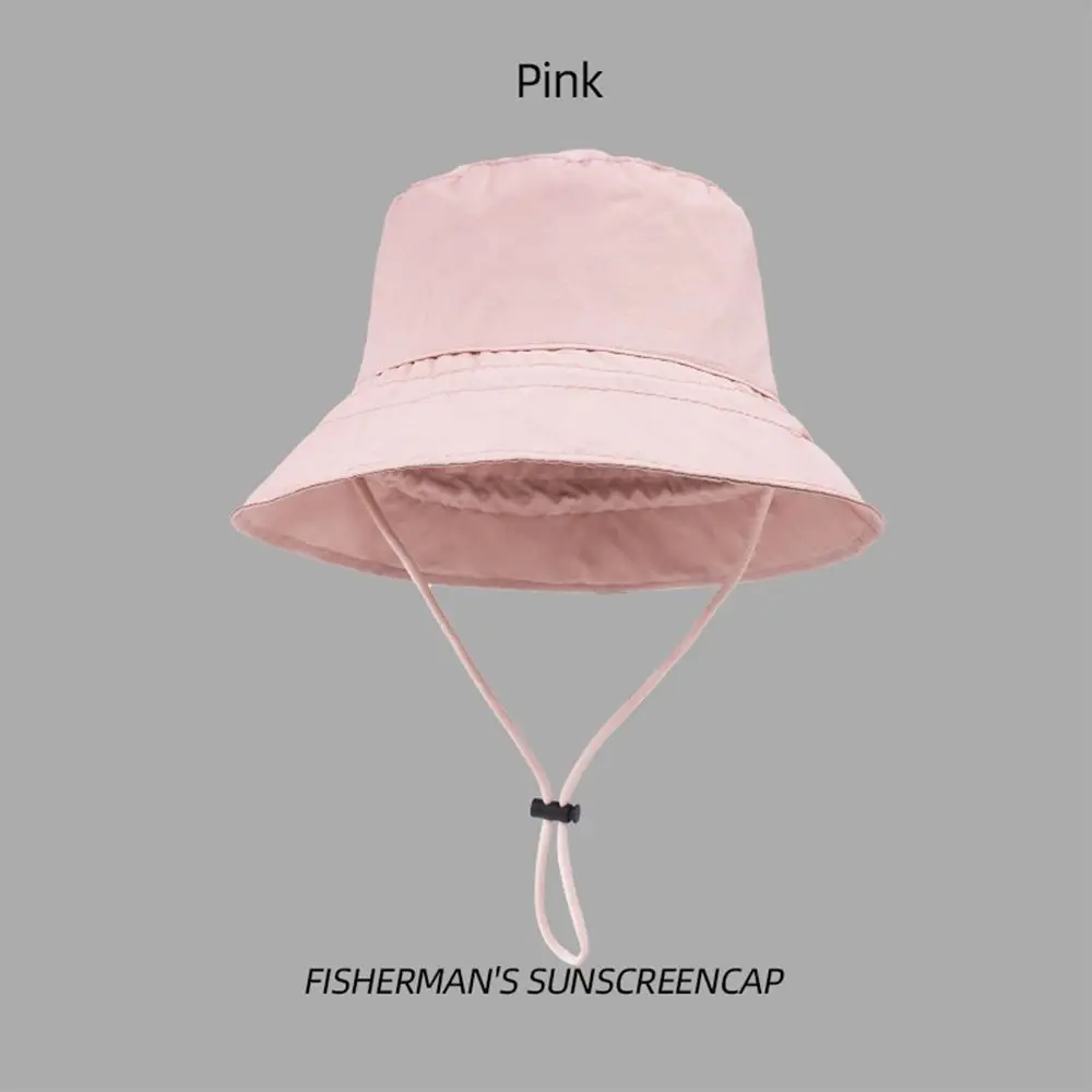 Summer Waterproof Bucket Hat Sun Protection Quick Drying Fisherman Hat Anti-UV With Storage Bag Panama Hat Camping Hiking