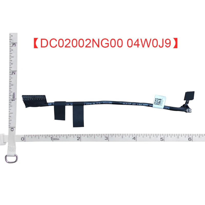 For Dell Latitude E7280 E7380 E7390 E7290 Latitude 7280 7390 Laptop Battery Flex Cable Connector Line Replace 04W0J9 DC02002NG00
