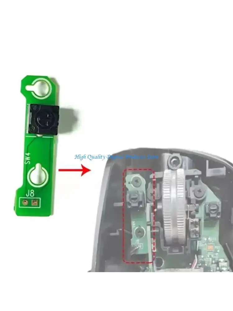 U2JE Mouse Left Button Repair Component With Circuit Plate for 3S Mouse Maintenance