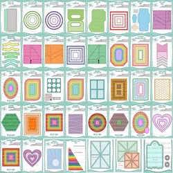 Big Sale Metal Cutting Frame dies 2024 New Templates DIY Scrapbooking Paper Rainbow Disc Making Crafts Cuts