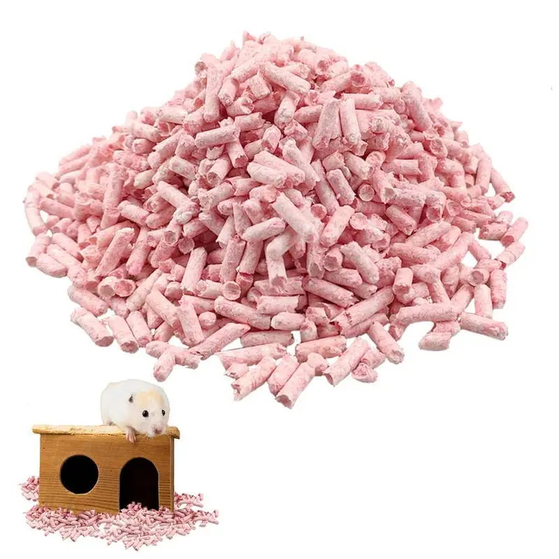 1000g Hamster House Bedding Colorful Absorbs Water Quickly Deodorant Dust-free Fiber Filler Small Pet House Padding For Cage