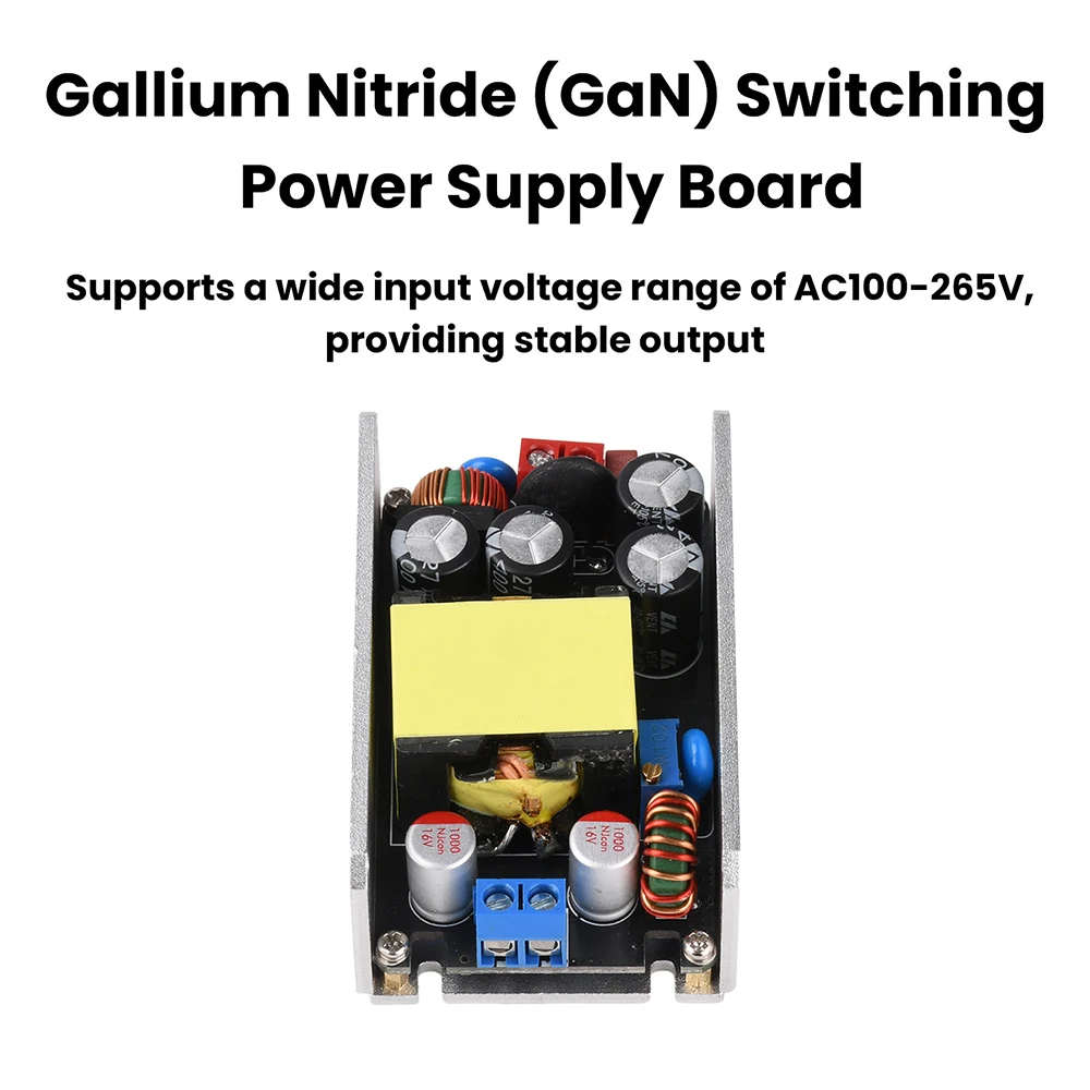 AC 190-265V zu DC 9-30V Einstellbares 180W Hochleistungs-GaN-Schaltnetzteilmodul mit geringer Welligkeit, Industrielle Leistungsplatine – Detail 11