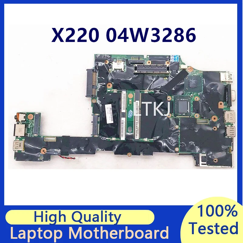 

Mainboard For Lenovo X220 04W3286 Laptop Motherboard With SR04A I5-2520M CPU 100% Full Tested Working Well