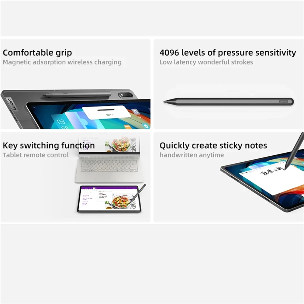 for Lenovo Stylus Tablet Pen for P11 Pro 2022 11.2 TB132FU for Xiaoxin Pad Pro 12.6 TB-Q706F/Pad Pro 12.7 snapdragon870
