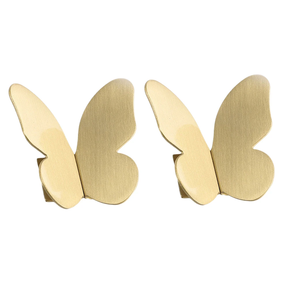 

2 Pairs Butterfly Cabinet Door Handle Knobs Dresser Drawer for Aluminum Alloy Handles Pulls