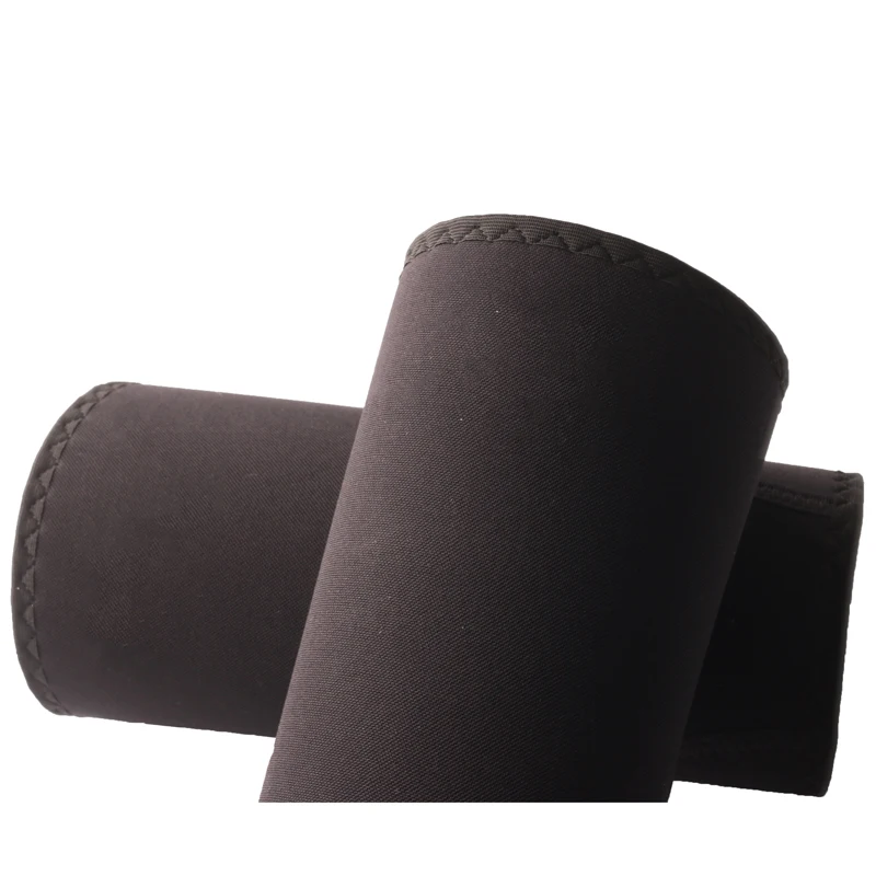 7 mm dicke, steife Kniebandagen in Schwarz für Gewichtheben, professionelle Neopren-Kniebandagen für Kraftdreikampf, Größe 2XS-5XL, Knieschutz – Detail 6