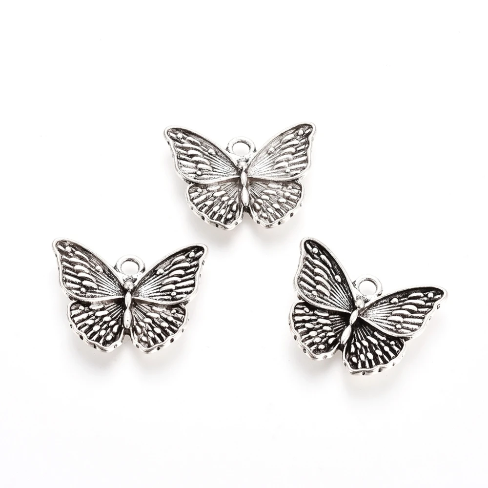 5 Pcs Butterfly Charms Pendant Rack Plating Style Alloy Pendants Jewelry Making Charms Metal Charms Pendant Pendant Ornament
